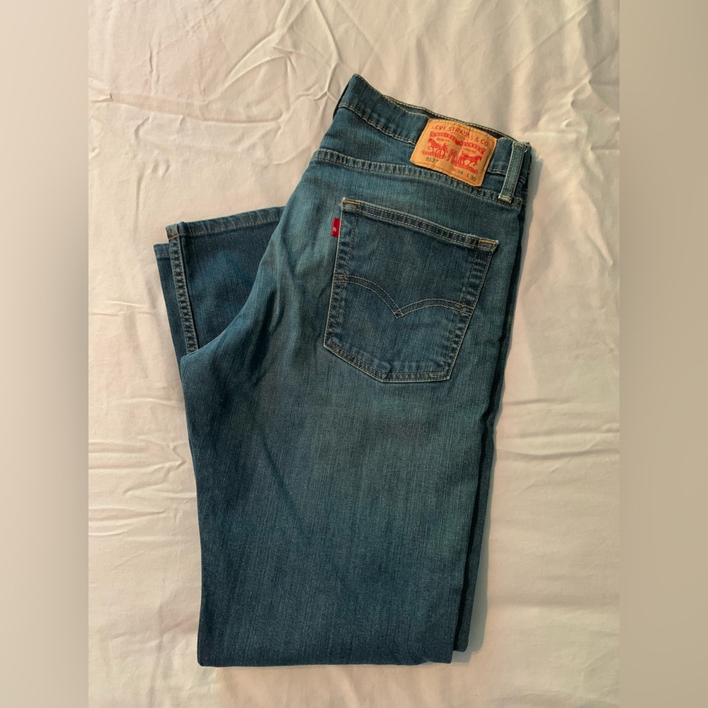 Levi’s 513 men jeans dark blue great conditions
